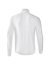 Erima Team Tracktop Essential Sports Jacket - comfortable, ribbed cuffs, side pockets - white/grey Men